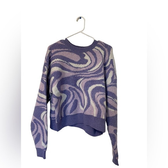 Major Sweaters - Major Label Group Women’s Sweater Large Purple/White